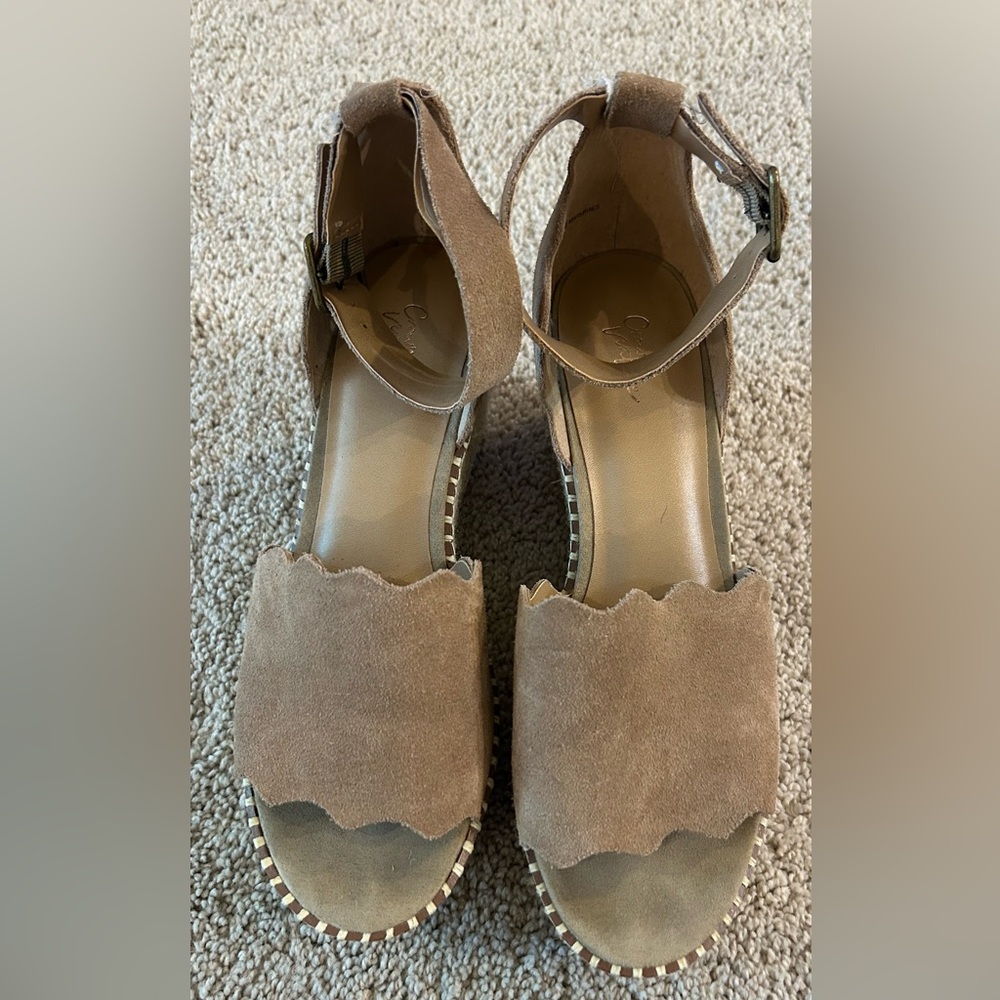 Crown Vintage Brown Espadrille Sandals